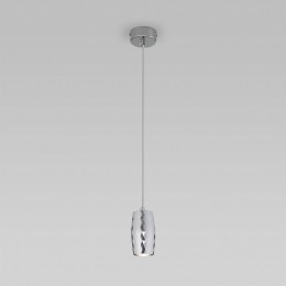 Подвесной светодиодный светильник в стиле лофт 50246/1 LED/ хром Eurosvet