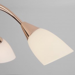 Потолочная люстра со стеклянными плафонами 30149/8 золото Eurosvet