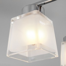 Потолочная люстра со стеклянными плафонами 30162/6 хром Eurosvet