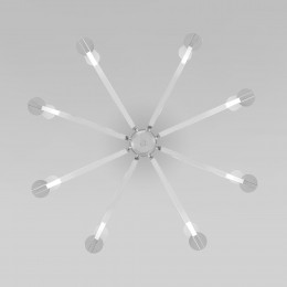 Потолочная люстра со стеклянными плафонами 60141/8 хром Eurosvet