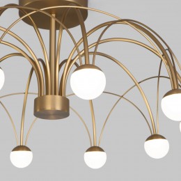 Потолочный светодиодный светильник 90031/10 LED золото Eurosvet