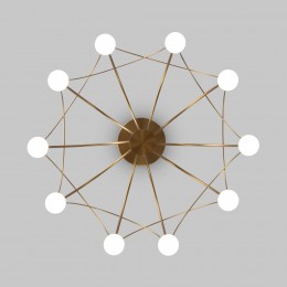 Потолочный светодиодный светильник 90031/10 LED золото Eurosvet