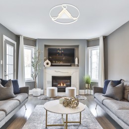 Потолочный светодиодный светильник с регулировкой яркости и цветовой температуры 90232/3 белый Eurosvet