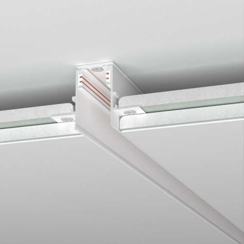 Slim Magnetic Шинопровод встраиваемый под ГКЛ 9,5мм белый 3м 85210/00 Elektrostandard