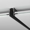 Slim Magnetic Шинопровод встраиваемый под ГКЛ 9,5мм черный 2м 85209/00 Elektrostandard