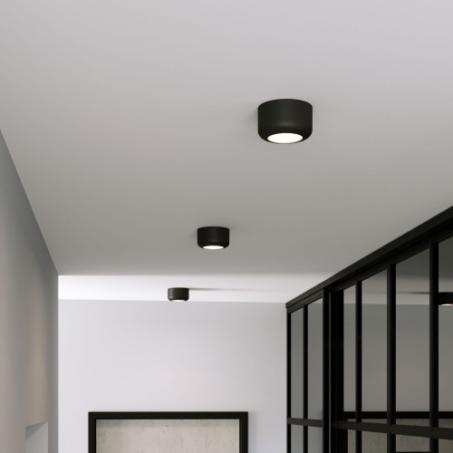 Светильник накладной светодиодный Onde 15W 4000K чёрный 25046/LED Elektrostandard