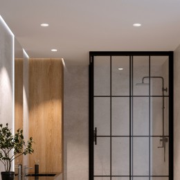 Светильник встраиваемый светодиодный Arco 12W 3000K белый IP44 15274/LED Elektrostandard