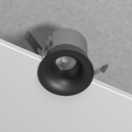 Светильник встраиваемый светодиодный Bliss 15W 4000K черный 25070/LED Elektrostandard