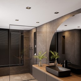 Светильник встраиваемый светодиодный IP44 15276/LED Elektrostandard