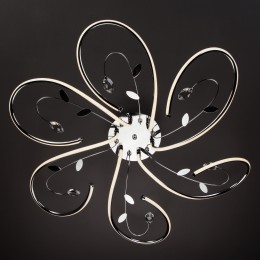 Светодиодная люстра с хрусталем 90082/6 хром Eurosvet