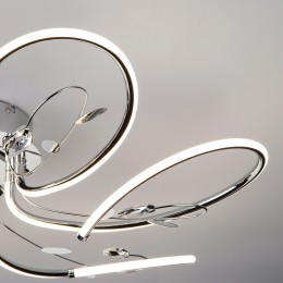 Светодиодная люстра с хрусталем 90082/6 хром Eurosvet