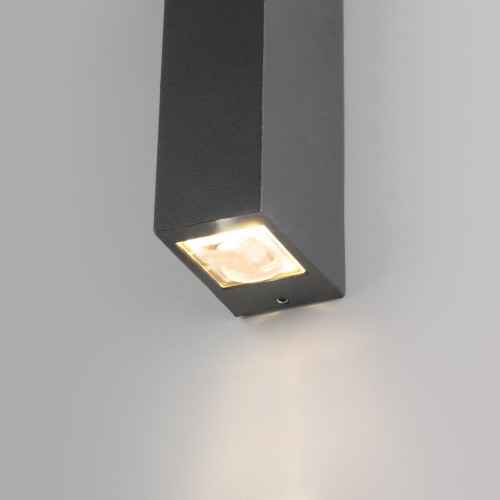 Уличный настенный светодиодный светильник Blaze LED IP54 35136/W серый Elektrostandard