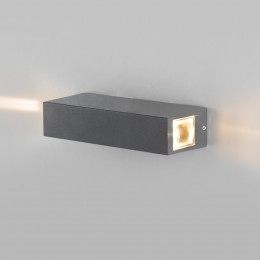 Уличный настенный светодиодный светильник Blaze LED IP54 35136/W серый Elektrostandard