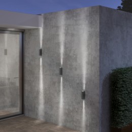 Уличный настенный светодиодный светильник Blaze LED IP54 35136/W серый Elektrostandard