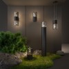 Уличный подвесной светильник Roil чёрный/дымчатый плафон IP54 35125/H Elektrostandard