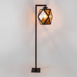 Уличный светильник на столбе Ambra F IP33 35133/F черный Elektrostandard