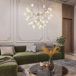 Умный подвесной светильник 342 золото / белый Bogate's