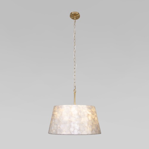 Умный подвесной светильник с перламутром 101013/5 латунь/перламутр Eurosvet