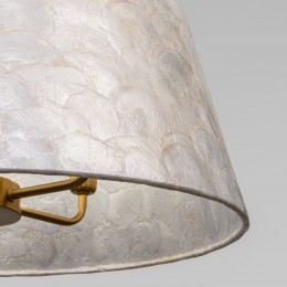 Умный подвесной светильник с перламутром 101013/5 латунь/перламутр Eurosvet