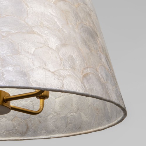 Умный подвесной светильник с перламутром 101013/5 латунь/перламутр Eurosvet