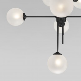 Умный потолочный светильник со стеклянными плафонами 50383 черный Eurosvet