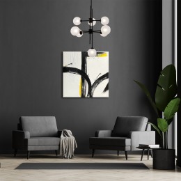 Умный потолочный светильник со стеклянными плафонами 50383 черный Eurosvet