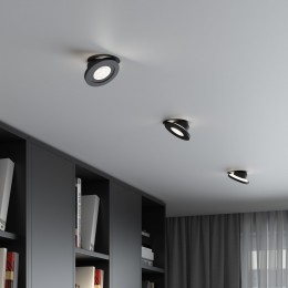 Встраиваемый светодиодный светильник 6W 4000K чёрный 25084/LED Elektrostandard