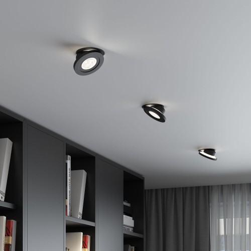 Встраиваемый светодиодный светильник 6W 4000K чёрный 25084/LED Elektrostandard