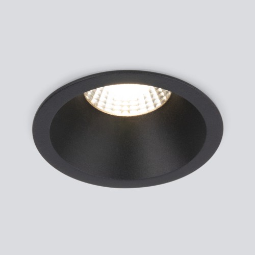 Встраиваемый светодиодный светильник Lin 7W 3000K черный 15266/LED Elektrostandard