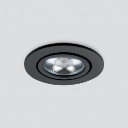 Встраиваемый точечный светильник Visio R 5W 4200K черный 15272/LED Elektrostandard