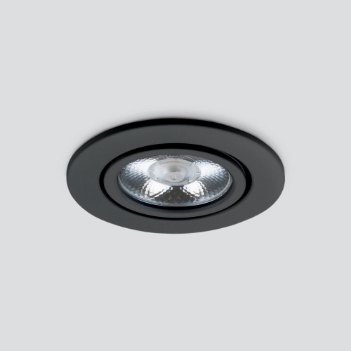 Встраиваемый точечный светильник Visio R 5W 4200K черный 15272/LED Elektrostandard
