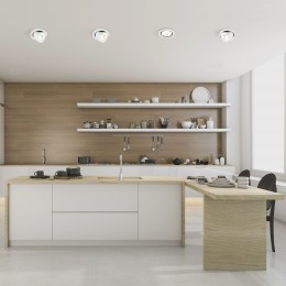 Встраиваемый точечный светодиодный светильник Osellu 9W 4200K белый 9918 LED Elektrostandard