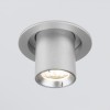 Встраиваемый точечный светодиодный светильник Pispa 10W 4200K серебро 9917 LED Elektrostandard