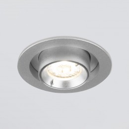 Встраиваемый точечный светодиодный светильник Pispa 10W 4200K серебро 9917 LED Elektrostandard