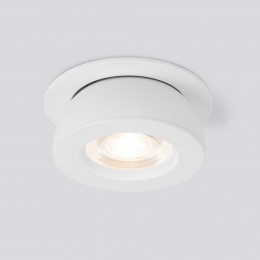 Встраиваемый точечный светодиодный светильник Pruno 25080/LED 8W 4200К белый Elektrostandard