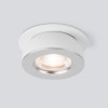 Встраиваемый точечный светодиодный светильник Pruno 25080/LED 8W 4200К белый/серебро Elektrostandard