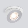Встраиваемый точечный светодиодный светильник Pruno 25080/LED 8W 4200К белый/серебро Elektrostandard