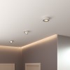 Встраиваемый точечный светодиодный светильник Pruno 25080/LED 8W 4200К белый/серебро Elektrostandard