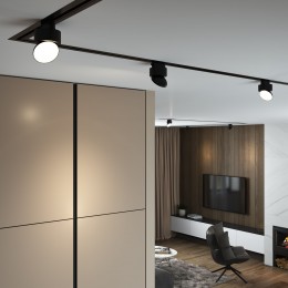 Basic System Трековый светильник 10W 4200K Smooth черный 85515/01 Elektrostandard