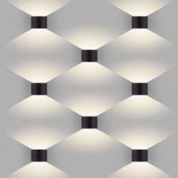 Blade черный уличный настенный светодиодный светильник 1518 TECHNO LED Elektrostandard
