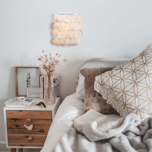 Бра с перламутром 60005/1 хром/перламутр Eurosvet