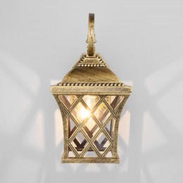 Cassiopeya D черное золото уличный настенный светильник Cassiopeya D Elektrostandard