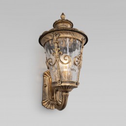 Diadema U черное золото уличный настенный светильник GLYF-8046U Elektrostandard