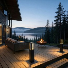 Ландшафтный светодиодный светильник  Frame 3000K чёрный 1529 TECHNO LED черный Elektrostandard