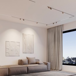 Mini Magnetic Трековый светильник 9W 3000K латунь/черный 85204/01 Elektrostandard