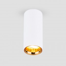 Накладной светодиодный светильник DLR030 12W 4200K белый матовый/золото Elektrostandard