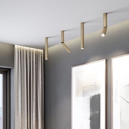 Накладной светодиодный светильник Pika 25029/LED 6W 4200K латунь Elektrostandard