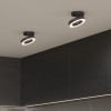 Накладной светодиодный светильник Spila черный 12W 4200К 25105/LED Elektrostandard