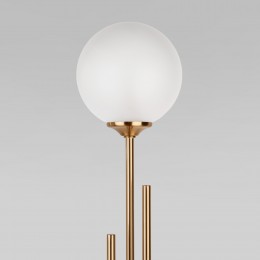 Напольный светильник со стеклянными плафонами 01383/3 латунь Eurosvet