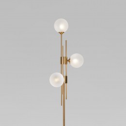 Напольный светильник со стеклянными плафонами 01383/3 латунь Eurosvet